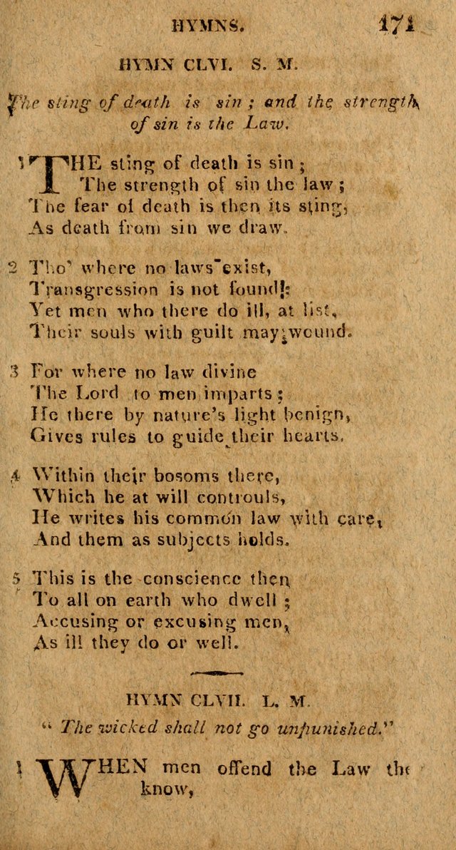 The Gospel Hymn Book: being a selection of hymns, composed by different authors designed for the use of the church universal and adapted to public and private devotion page 173