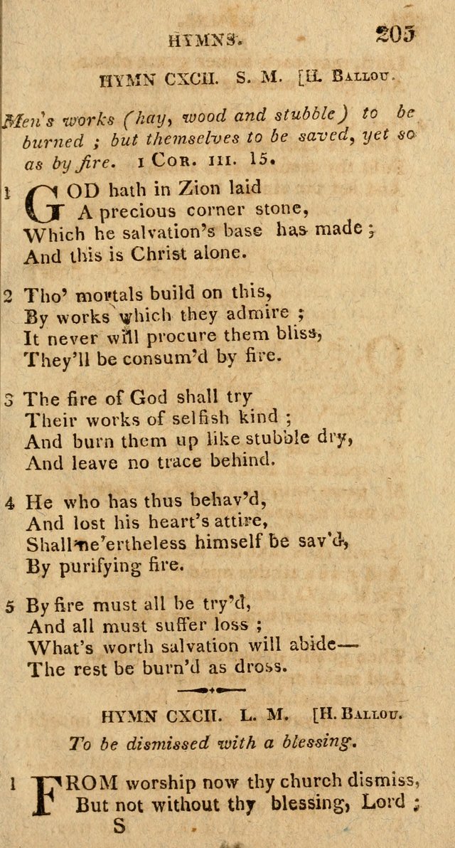 The Gospel Hymn Book: being a selection of hymns, composed by different authors designed for the use of the church universal and adapted to public and private devotion page 207