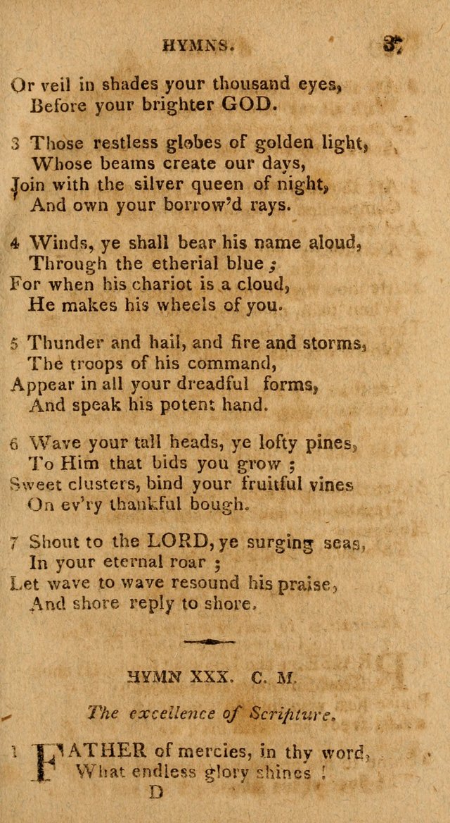 The Gospel Hymn Book: being a selection of hymns, composed by different authors designed for the use of the church universal and adapted to public and private devotion page 37