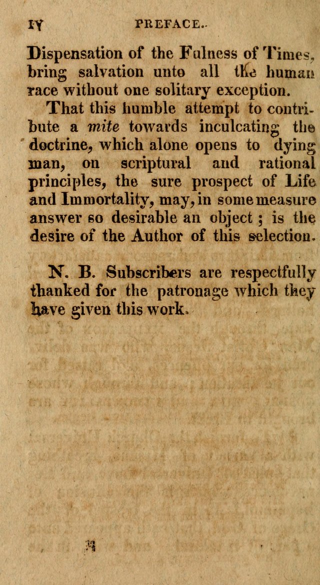 The Gospel Hymn Book: being a selection of hymns, composed by different authors designed for the use of the church universal and adapted to public and private devotion page 4