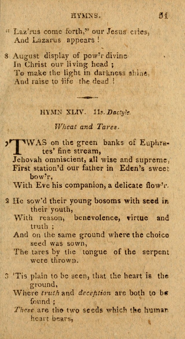 The Gospel Hymn Book: being a selection of hymns, composed by different authors designed for the use of the church universal and adapted to public and private devotion page 51