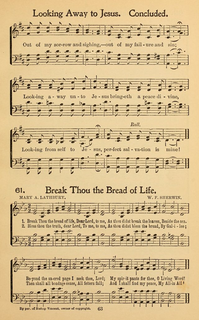 The Gospel Hymn Book: a collection of new and standard hymns for Sunday Schools, Young People