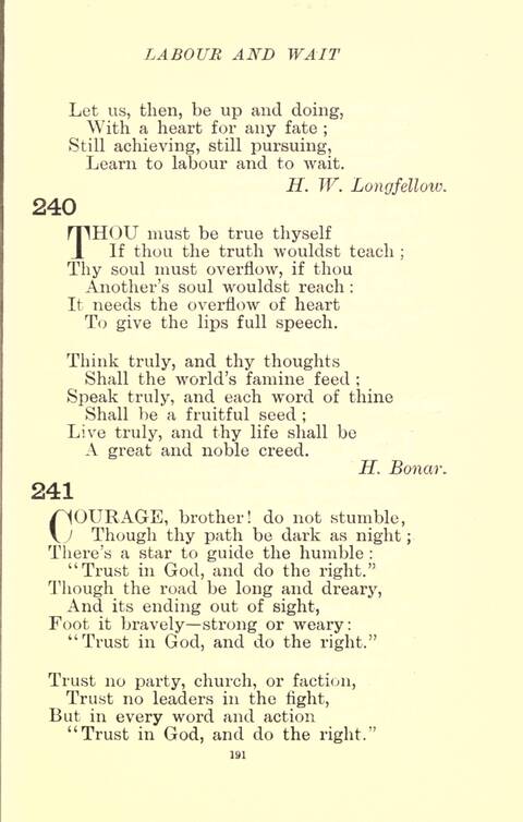 The Golden Hymn Book page 191