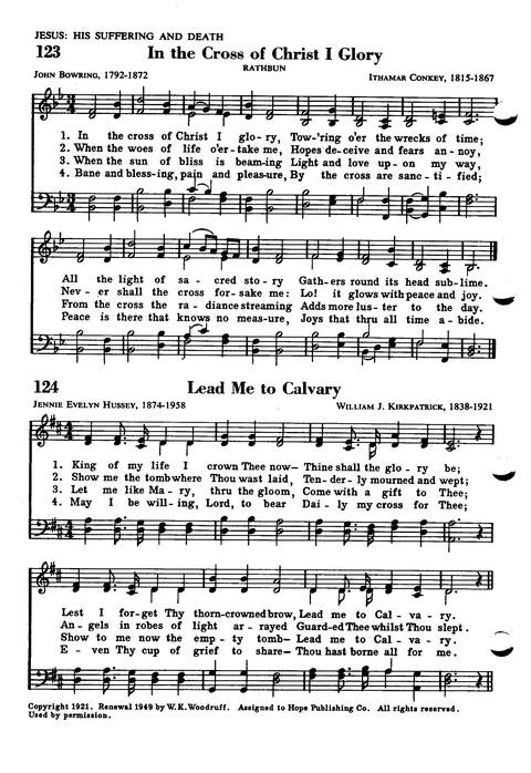 Great Hymns of the Faith page 105