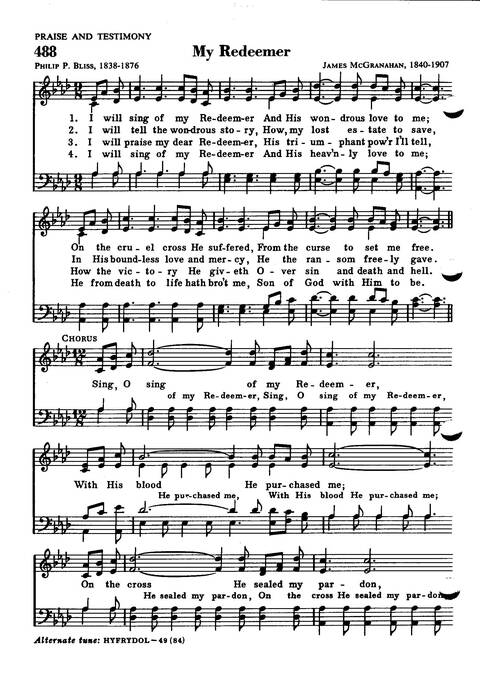 Great Hymns of the Faith page 425