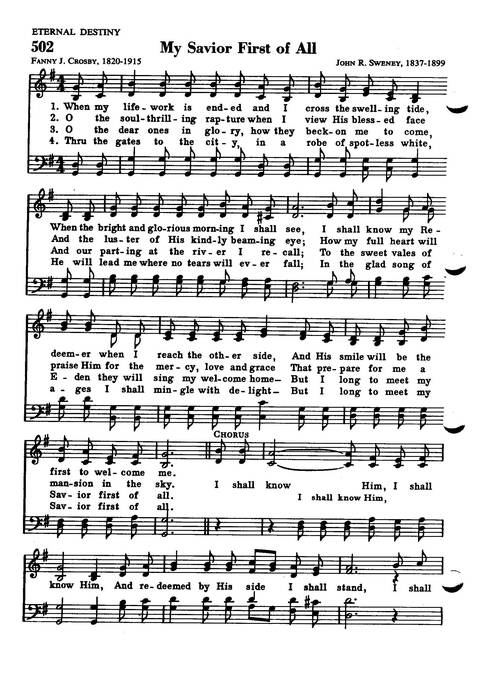 Great Hymns of the Faith page 439