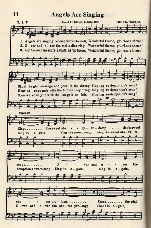 Golden Harvest Hymns page 11