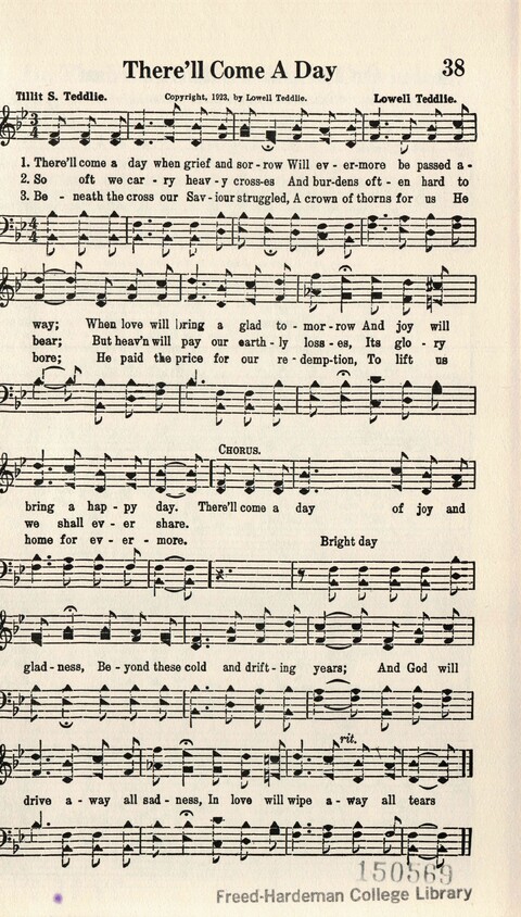 Golden Harvest Hymns page 38