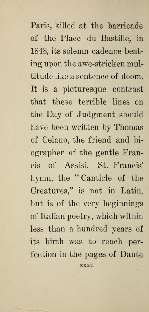 Great Hymns of the Middle Ages page xxxvii
