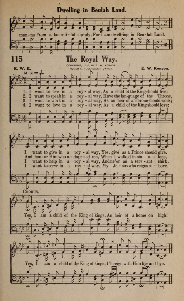 Gospel Hymns and Songs: for the Church, Sunday School and Evangelistic Services page 115