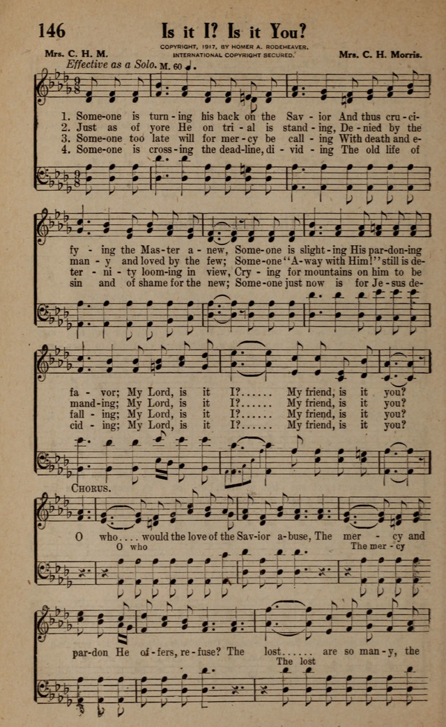 Gospel Hymns and Songs: for the Church, Sunday School and Evangelistic Services page 146