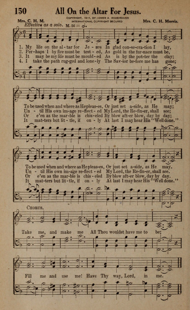 Gospel Hymns and Songs: for the Church, Sunday School and Evangelistic Services page 150