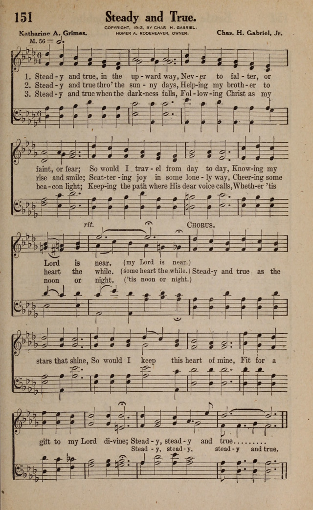 Gospel Hymns and Songs: for the Church, Sunday School and Evangelistic Services page 151