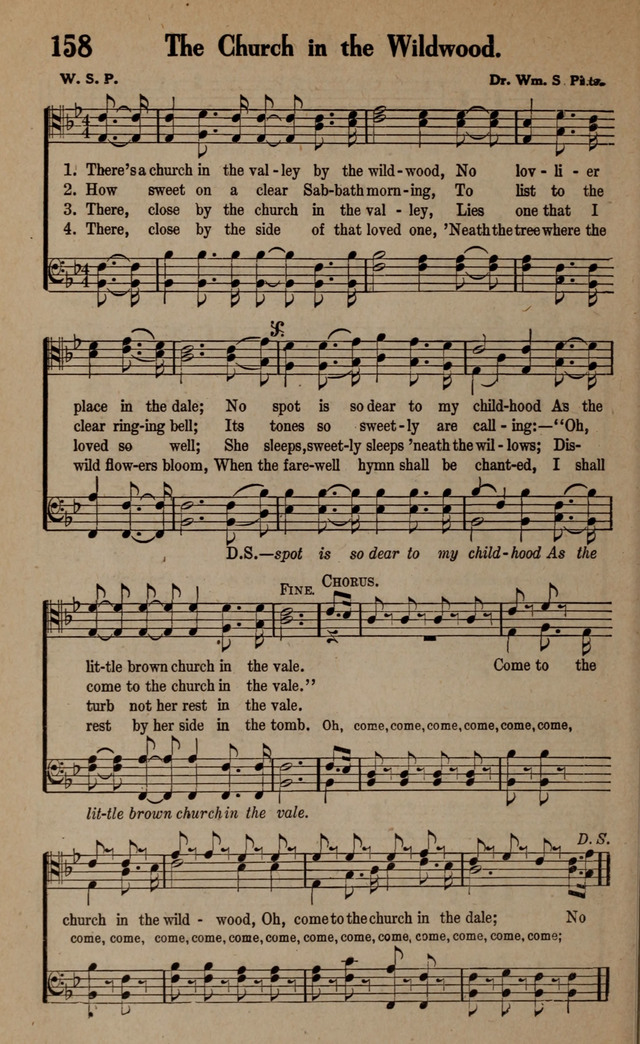 Gospel Hymns and Songs: for the Church, Sunday School and Evangelistic Services page 158