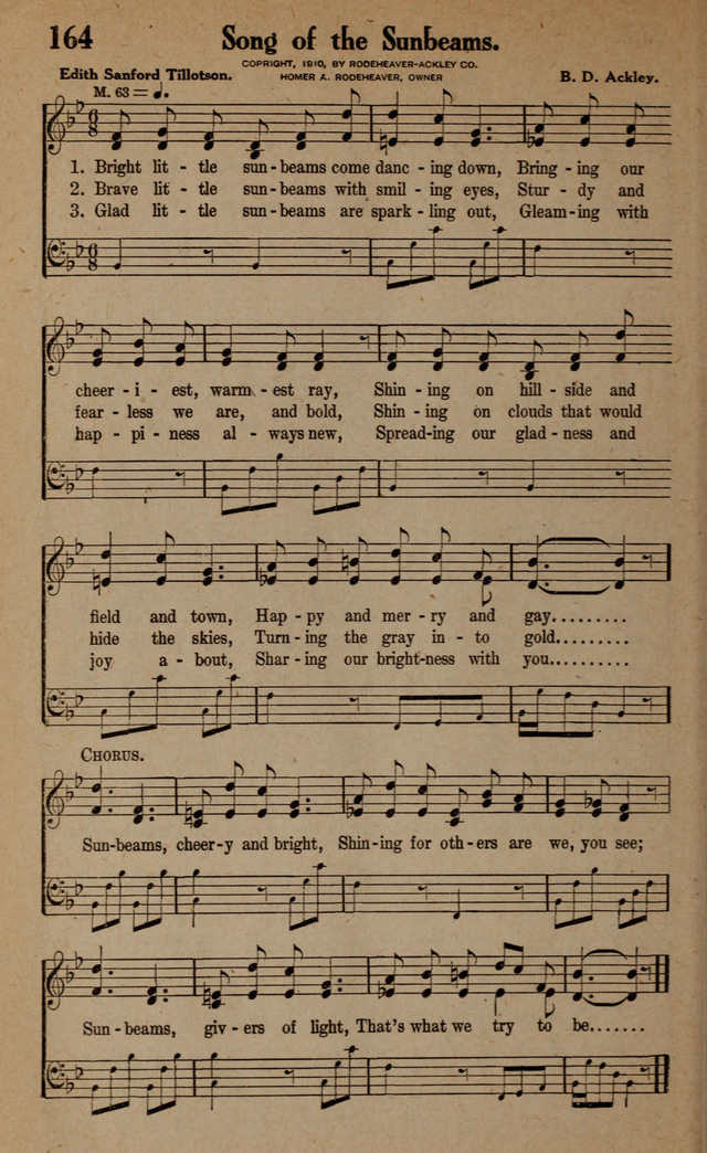 Gospel Hymns and Songs: for the Church, Sunday School and Evangelistic Services page 164