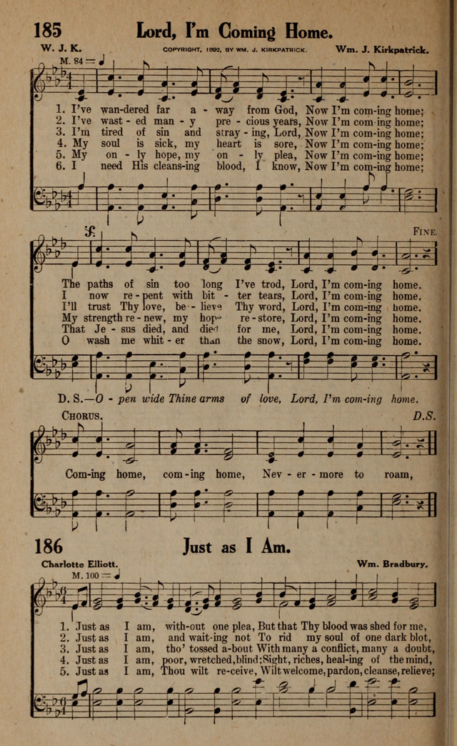 Gospel Hymns and Songs: for the Church, Sunday School and Evangelistic Services page 192