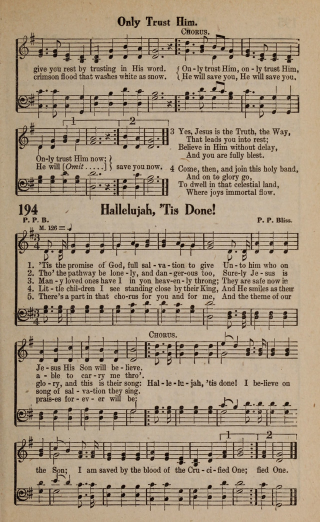 Gospel Hymns and Songs: for the Church, Sunday School and Evangelistic Services page 199