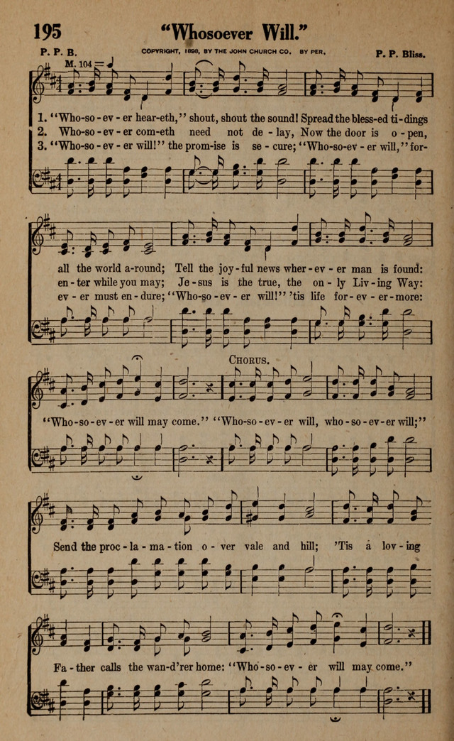 Gospel Hymns and Songs: for the Church, Sunday School and Evangelistic Services page 200