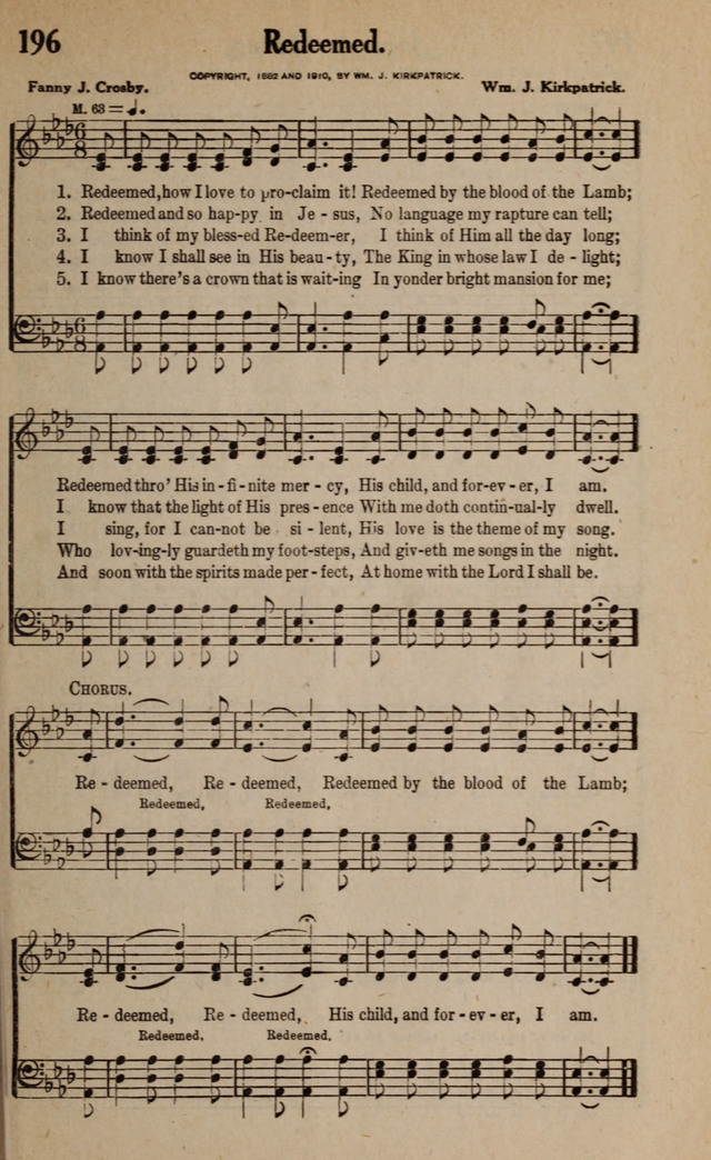 Gospel Hymns and Songs: for the Church, Sunday School and Evangelistic Services page 201