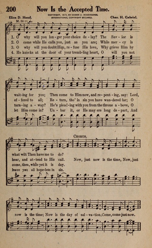 Gospel Hymns and Songs: for the Church, Sunday School and Evangelistic Services page 205