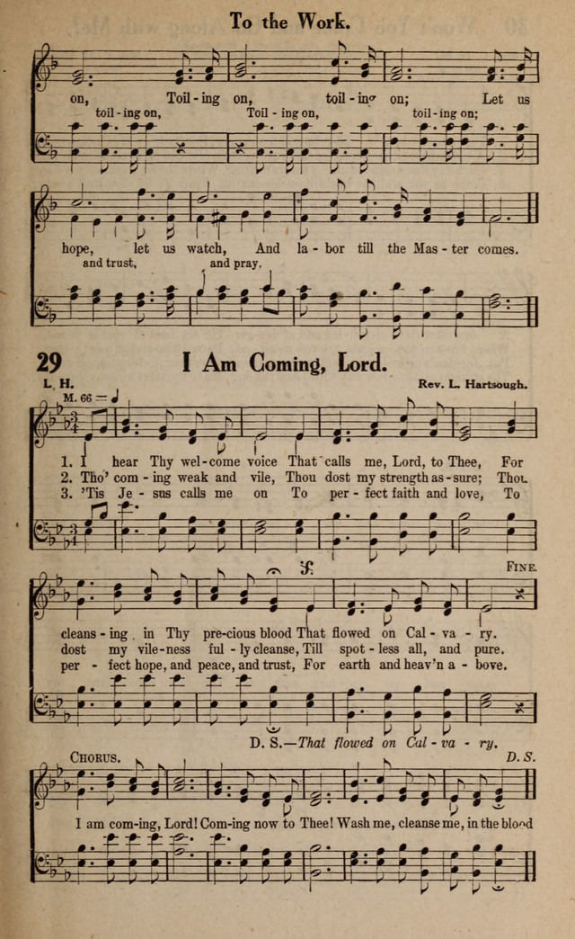 Gospel Hymns and Songs: for the Church, Sunday School and Evangelistic Services page 29