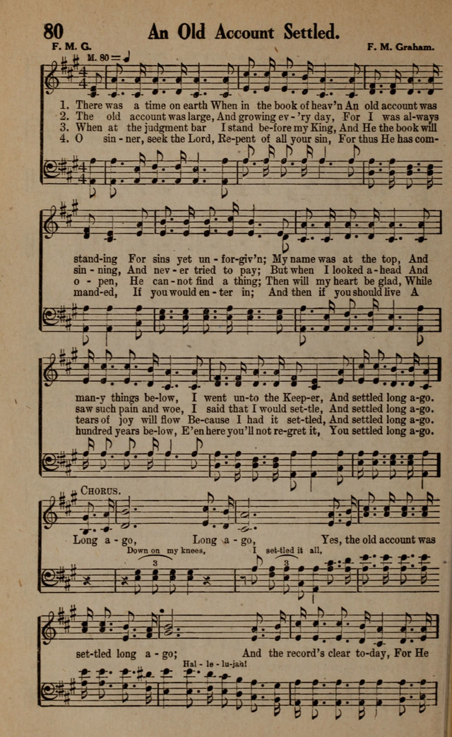 Gospel Hymns and Songs: for the Church, Sunday School and Evangelistic Services page 80