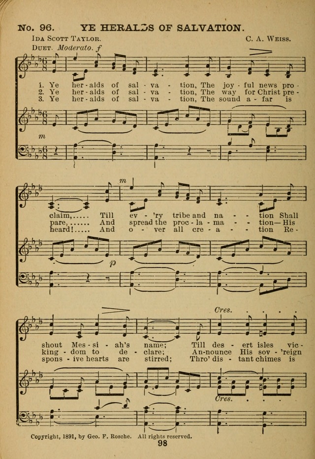 Gospel Hymn Selections for female voices: for use in young people