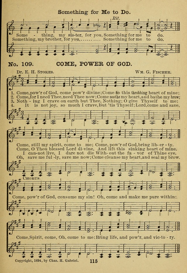 Gospel Hymn Selections for female voices: for use in young people