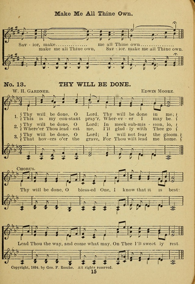 Gospel Hymn Selections for female voices: for use in young people