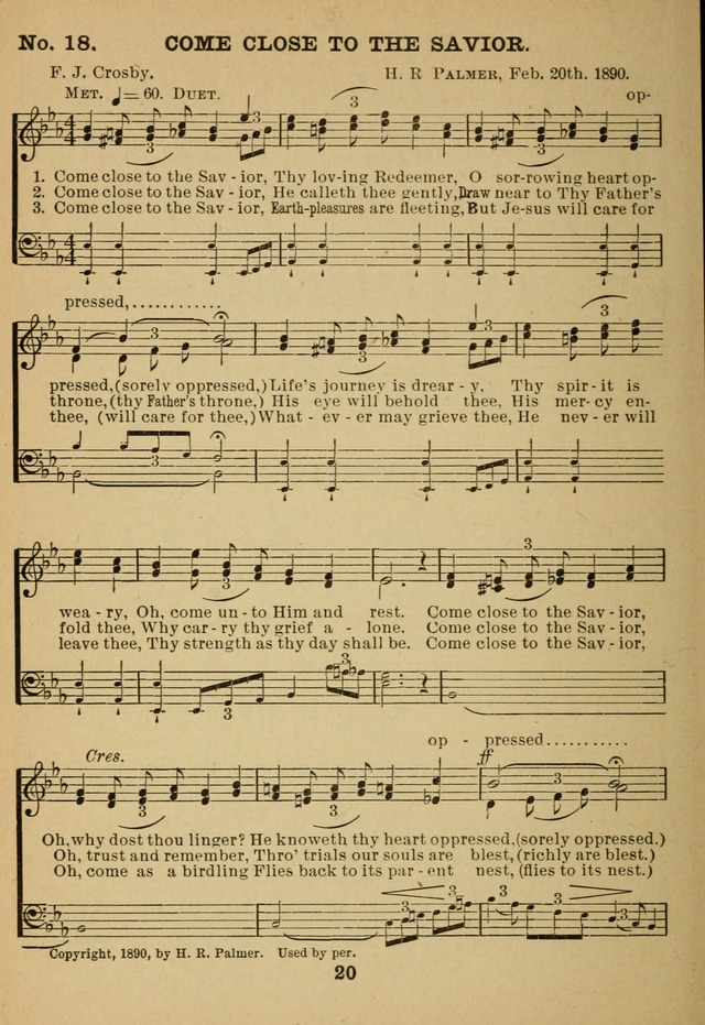 Gospel Hymn Selections for female voices: for use in young people