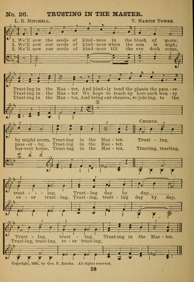 Gospel Hymn Selections for female voices: for use in young people