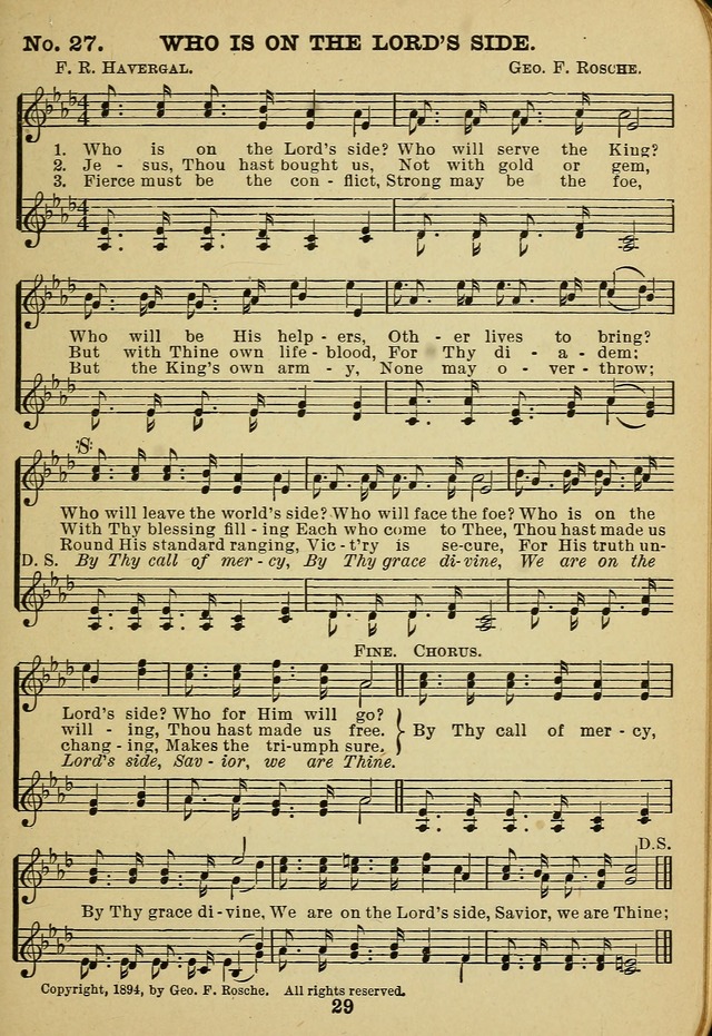 Gospel Hymn Selections for female voices: for use in young people