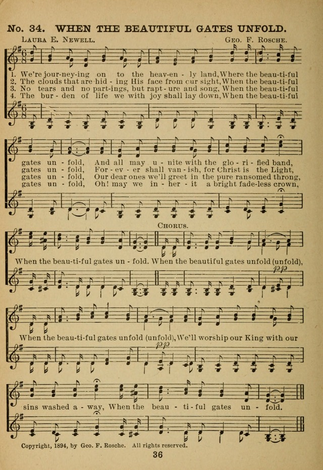 Gospel Hymn Selections for female voices: for use in young people