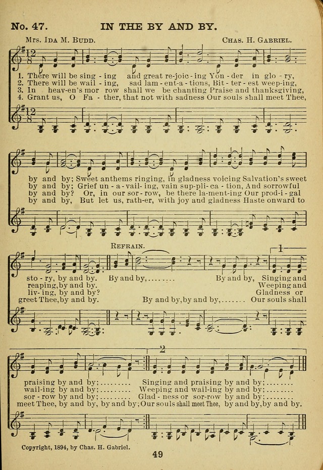 Gospel Hymn Selections for female voices: for use in young people