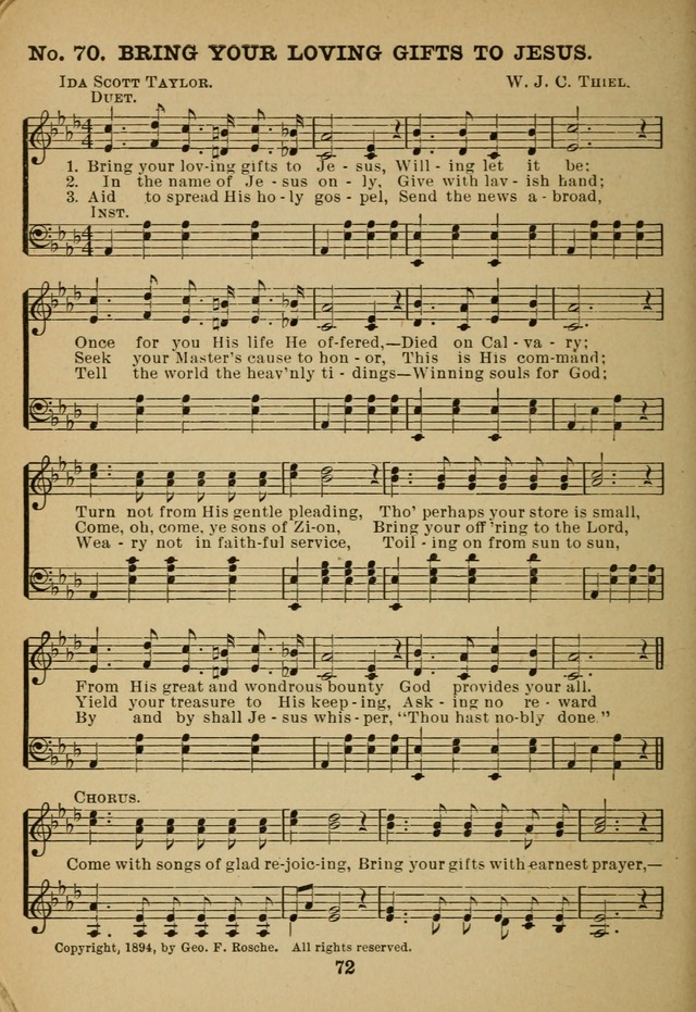 Gospel Hymn Selections for female voices: for use in young people