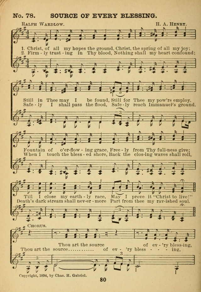 Gospel Hymn Selections for female voices: for use in young people