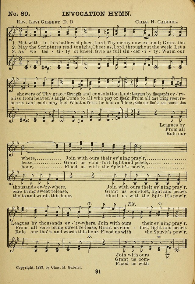 Gospel Hymn Selections for female voices: for use in young people