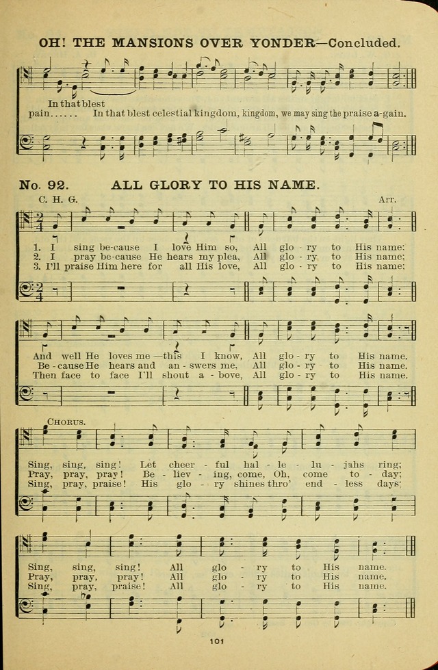 Gospel Hymn Selections for Male Voices: for use in colleges, Y.M.C.A.