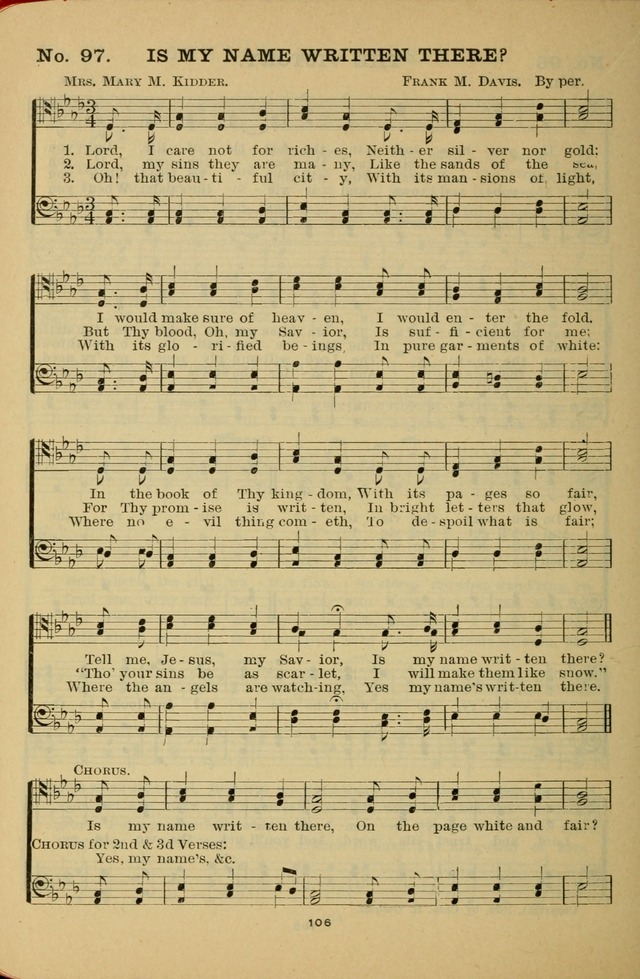 Gospel Hymn Selections for Male Voices: for use in colleges, Y.M.C.A.