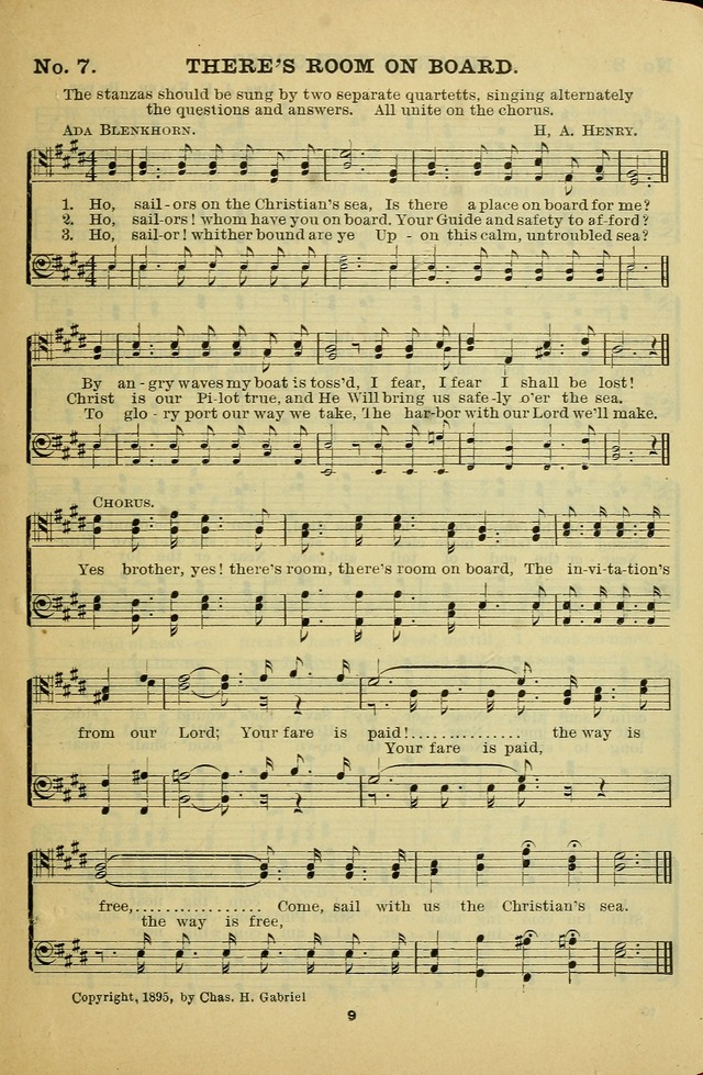 Gospel Hymn Selections for Male Voices: for use in colleges, Y.M.C.A.