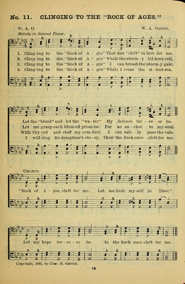 Gospel Hymn Selections for Male Voices: for use in colleges, Y.M.C.A.