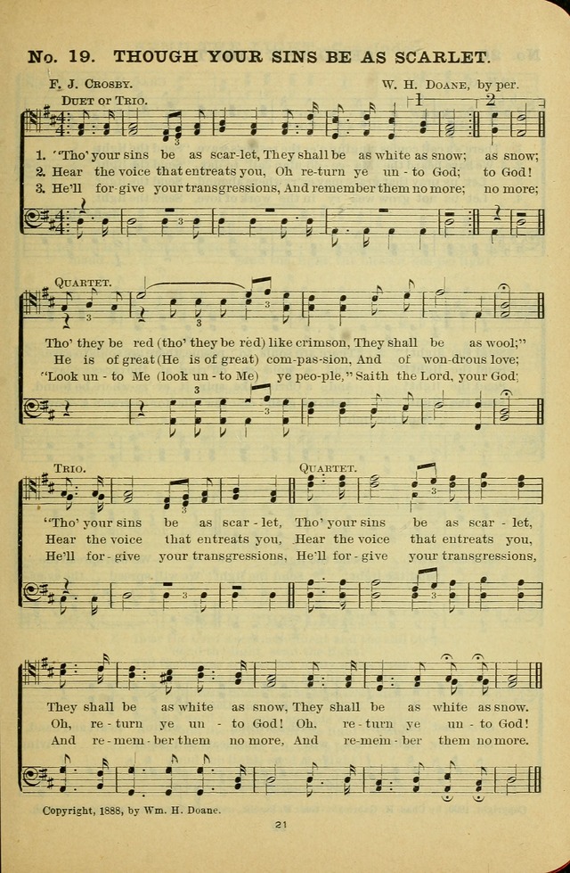 Gospel Hymn Selections for Male Voices: for use in colleges, Y.M.C.A.