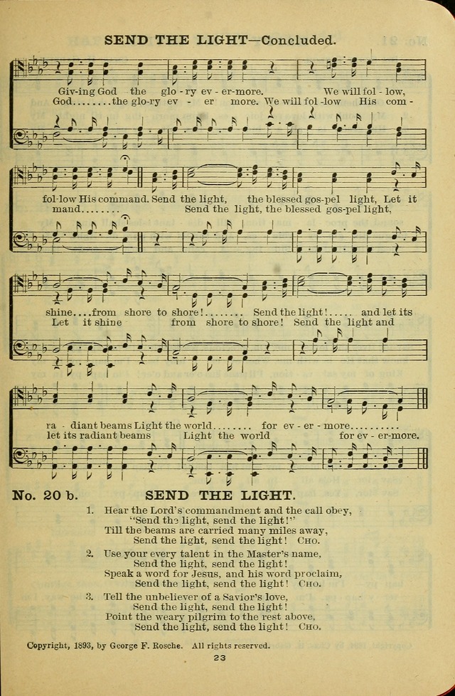 Gospel Hymn Selections for Male Voices: for use in colleges, Y.M.C.A.