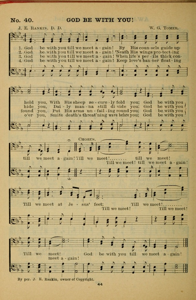 Gospel Hymn Selections for Male Voices: for use in colleges, Y.M.C.A.