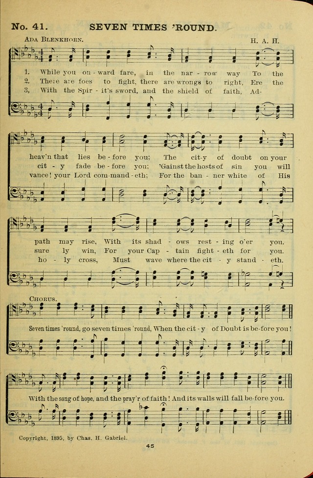 Gospel Hymn Selections for Male Voices: for use in colleges, Y.M.C.A.