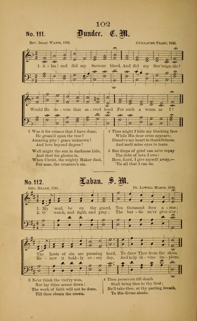 Gospel Hymns and Sacred Songs: as used by them in gospel meetings page 102