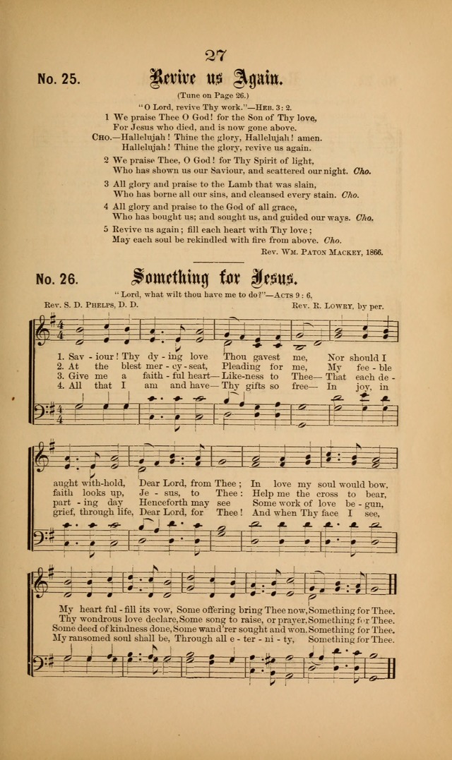 Gospel Hymns and Sacred Songs: as used by them in gospel meetings page 27