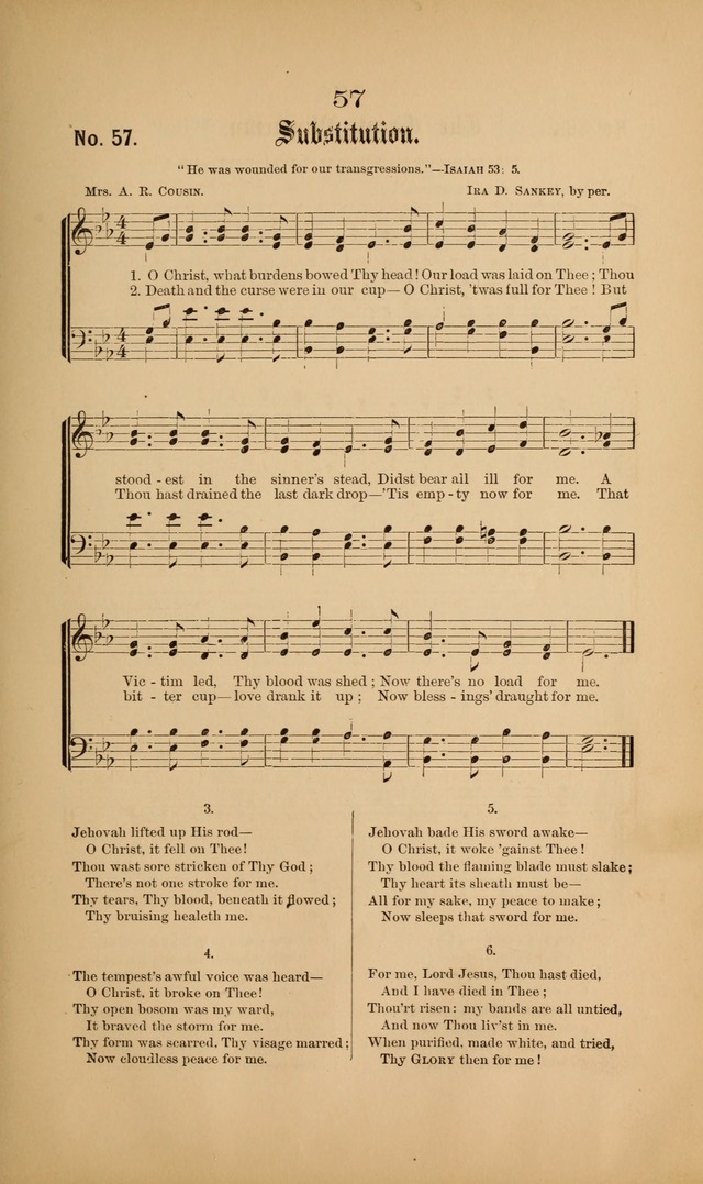 Gospel Hymns and Sacred Songs: as used by them in gospel meetings page 57