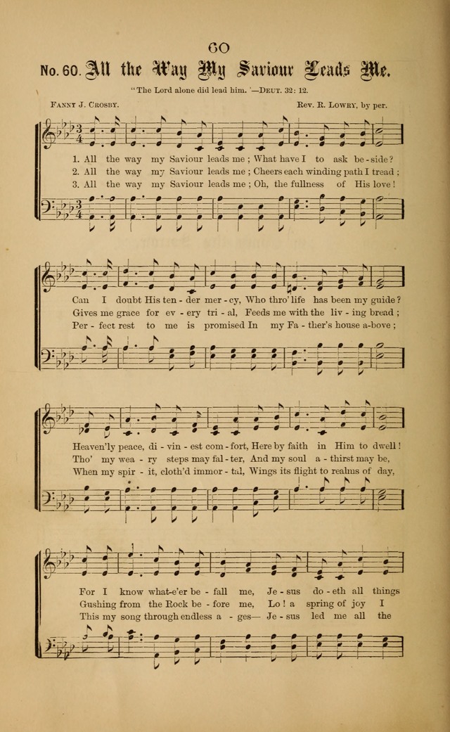 Gospel Hymns and Sacred Songs: as used by them in gospel meetings page 60