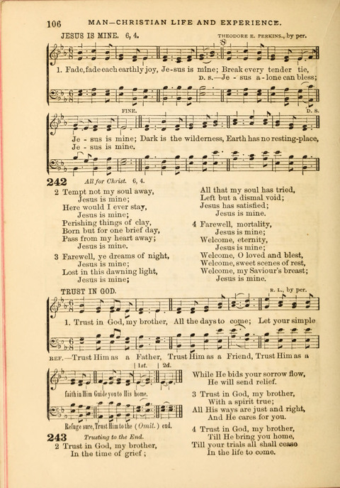 Gospel Hymn and Tune Book: a choice collection of Hymns and Music, old and new, for use in Prayer Meetings, Family Circles, and Church Service page 104